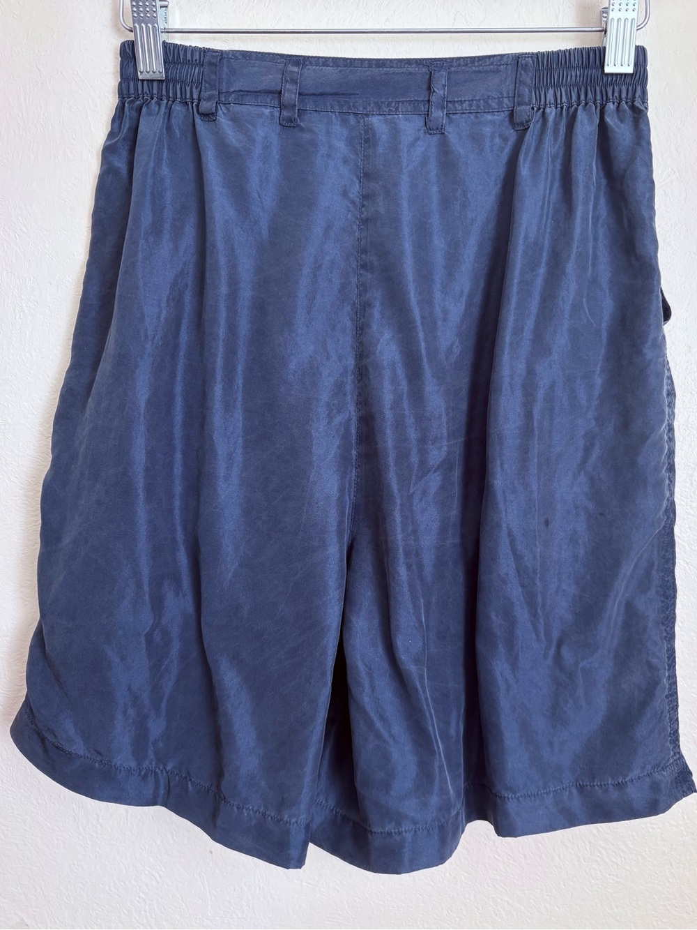 Compagnie Internationale Express 90s Vintage 100% Silk Shorts Wide Leg XS Ins 6” - Picture 2 of 14